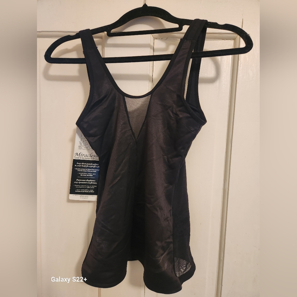 Black Miraclesuit Shapewear Tank Top